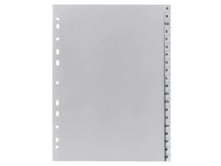 EXACOMPTA Intercalaire en plastique, A-Z, A4, 20 touches