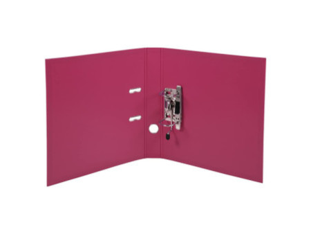 EXACOMPTA Classeur à levier PVC Premium, A4, 50 mm,framboise
