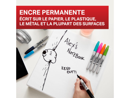 Sharpie Marqueur permanent FINE, BIG PACK de 18 'Red'