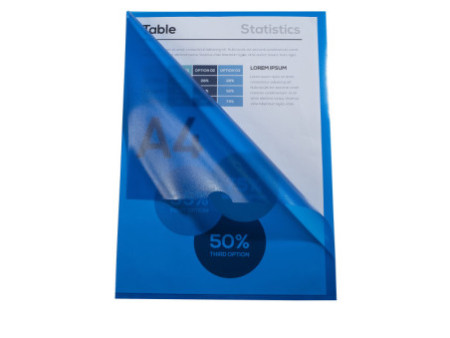 EXACOMPTA Pochette coin, A4, PP 0,12 mm, assorti