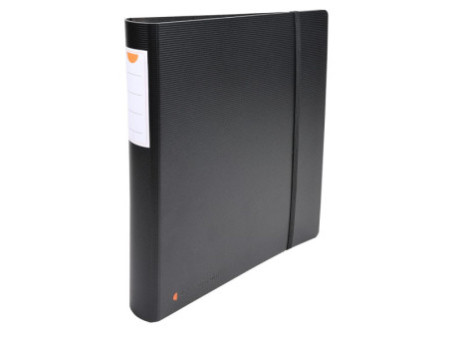EXACOMPTA Classeur Exabinder, 4 anneaux, A4, en PP, noir