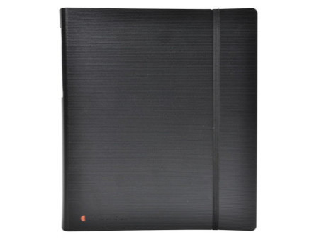 EXACOMPTA Classeur Exabinder, 4 anneaux, A4, en PP, noir