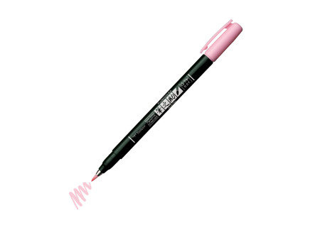 Tombow Stylo de calligraphie Fudenosuke Pastel, soft pink