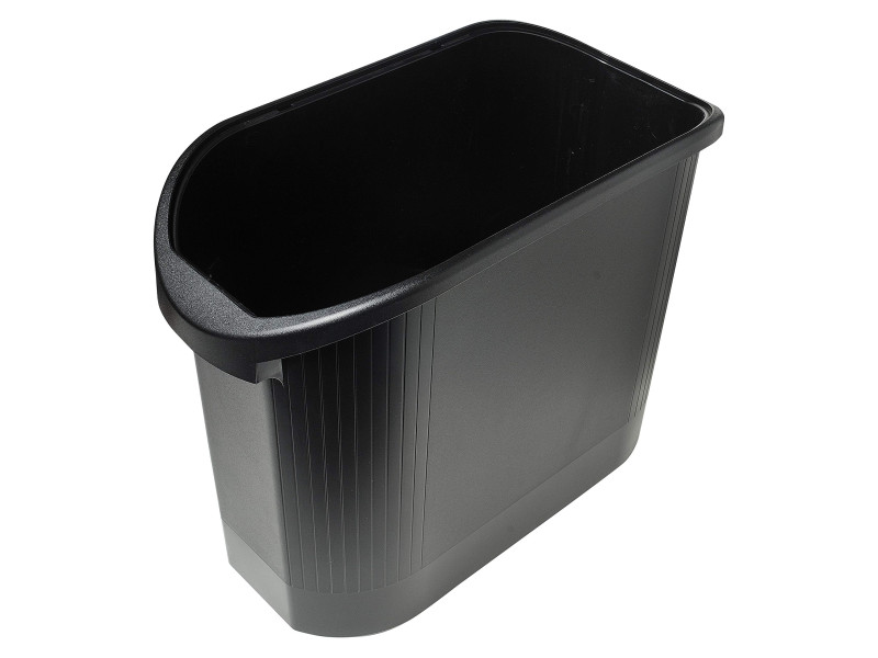 EXACOMPTA Corbeille à papier TOPLINE, 26 litres, noir