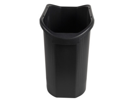 EXACOMPTA Corbeille à papier TOPLINE, 26 litres, noir