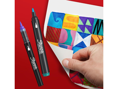 Sharpie Bullet Marqueur créatif, pointe ogive, blister de 2