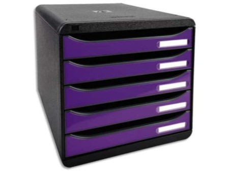 EXACOMPTA Module de classement BIG-BOX PLUS, 5 tiroirs,