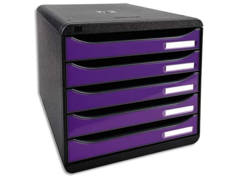 EXACOMPTA Module de classement BIG-BOX PLUS, 5 tiroirs,