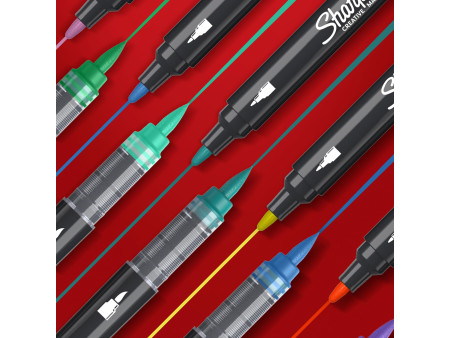 Sharpie Bullet Marqueur créatif, pointe ogive, blister de 2