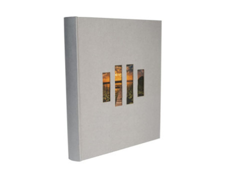 EXACOMPTA Album photos MILANO 290 x 320 mm, gris