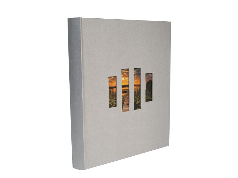 EXACOMPTA Album photos MILANO 290 x 320 mm, gris