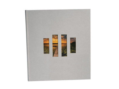 EXACOMPTA Album photos MILANO 290 x 320 mm, gris