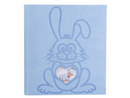 EXACOMPTA Album photos livre LAPIN TEDDY, 290 x 320 mm, bleu