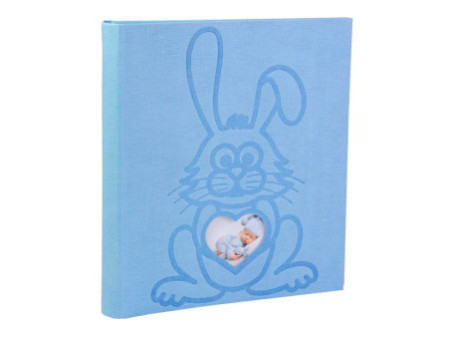 EXACOMPTA Album photos livre LAPIN TEDDY, 290 x 320 mm, bleu