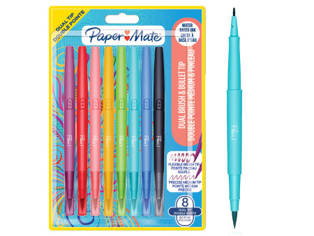Paper:Mate Feutre double pointe Flair Dual Brush, en blister