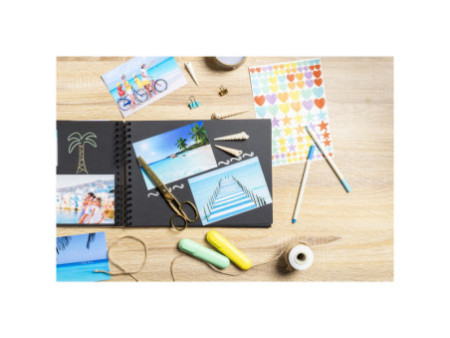 EXACOMPTA Kit de scrapbooking SCRAP ADDICT, noir