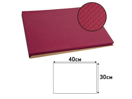 PROnappe Set de table jetable, 400 x 300 mm, bordeaux
