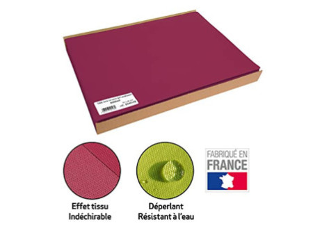 PROnappe Set de table jetable Spunbond, 400x300 mm, bordeaux