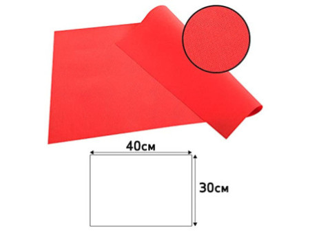PROnappe Set de table jetable Spunbond, 400 x 300 mm, rouge