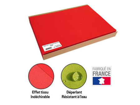 PROnappe Set de table jetable Spunbond, 400 x 300 mm, rouge