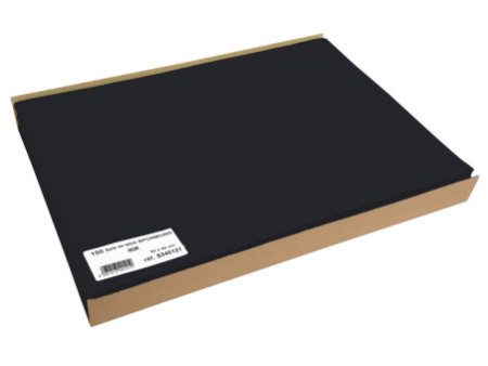 PROnappe Set de table jetable Spunbond, 400 x 300 mm, noir
