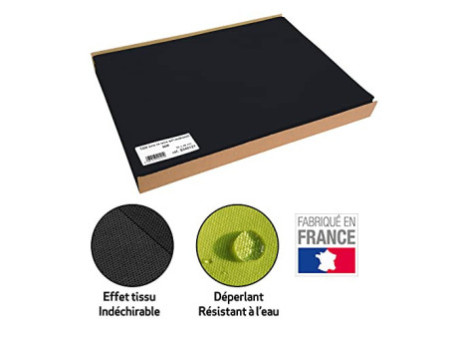 PROnappe Set de table jetable Spunbond, 400 x 300 mm, noir