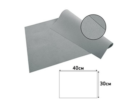 PROnappe Set de table jetable Spunbond, 400 x 300 mm, gris