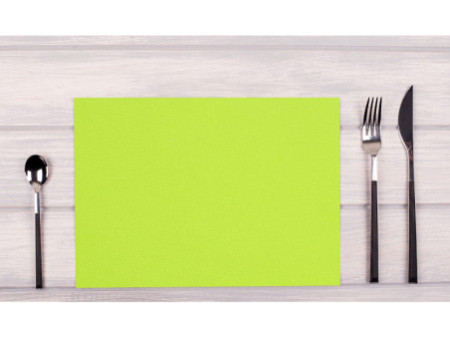 PROnappe Set de table jetable Spunbond, 400 x 300 mm, kiwi
