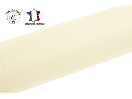 PROnappe Nappe jetable Airlaid, (l)1,2 x (L)50 m, ivoire