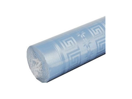 PROnappe Nappe en papier damassé, (l)1,18 x (L)6 m, gris