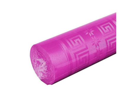 PROnappe Nappe en papier damassé, (l)1,18 x (L)6 m,vert kiwi