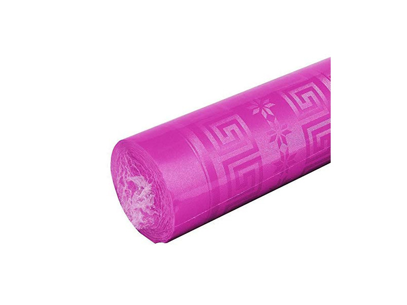 PROnappe Nappe en papier damassé, (l)1,18 x (L)6 m,vert kiwi