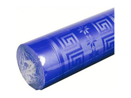 PROnappe Nappe en papier damassé, (l)1,18 x (L)6 m,vert kiwi