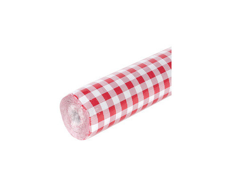 PROnappe Nappe en papier damassé 'Vichy', (l)1,18 x(L)10,0 m