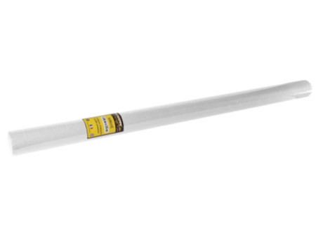 PROnappe Nappe en papier damassé, (l)1,18 x (L)25 m, blanc
