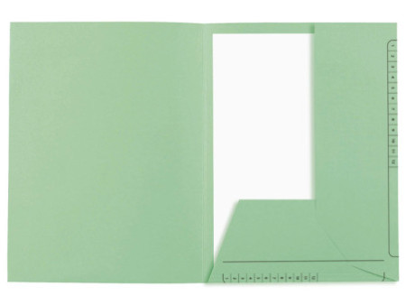 EXACOMPTA Chemises SUPER 210 Contact, A4, vert clair