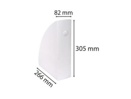 EXACOMPTA Porte-revues MAG-CUBE, A4+, blanc