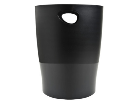 EXACOMPTA Corbeille à papier ECOBIN, 15 litres, noir