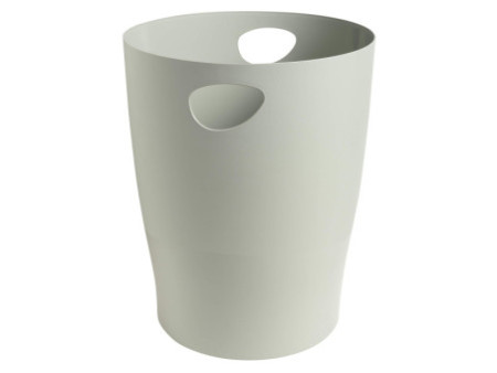 EXACOMPTA Corbeille à papier ECOBIN, 15 litres, gris