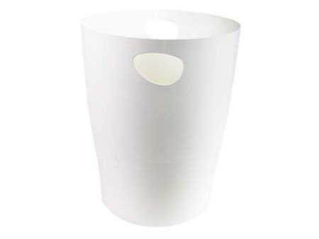 EXACOMPTA Corbeille à papier ECOBIN, 15 litres, blanc
