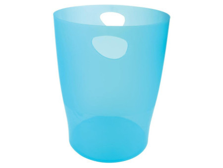 EXACOMPTA Corbeille à papier ECOBIN, 15 litres, turquoise