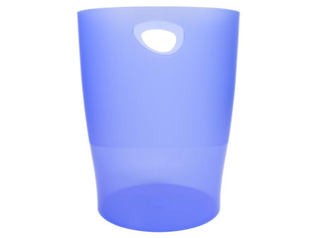 EXACOMPTA Corbeille à papier ECOBIN, 15 litres, bleu glacé