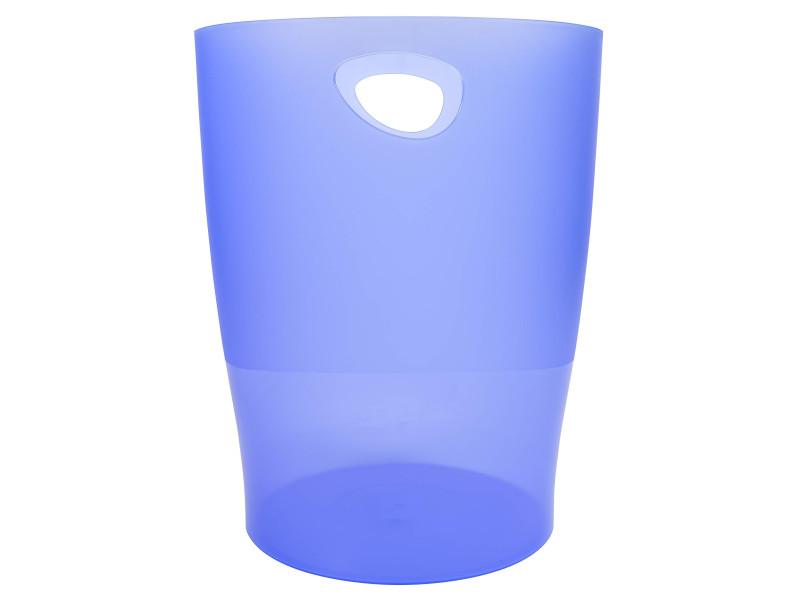 EXACOMPTA Corbeille à papier ECOBIN, 15 litres, bleu glacé