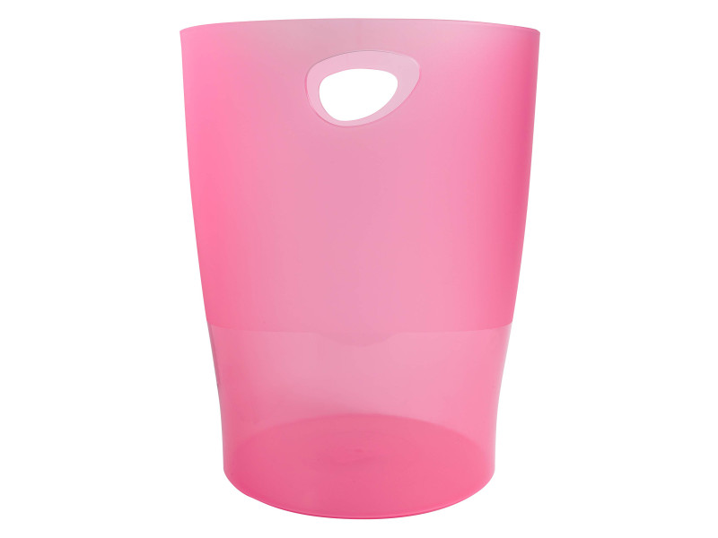 EXACOMPTA Corbeille à papier ECOBIN, 15 litres, framboise