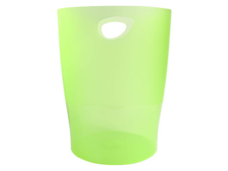 EXACOMPTA Corbeille à papier ECOBIN, 15 litres, vert pomme