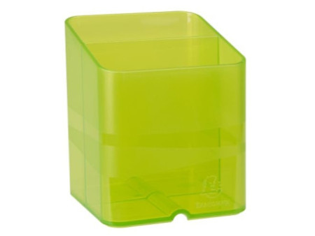 EXACOMPTA Pot à crayons PEN-CUBE, 2 compartiments, vert