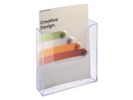 EXACOMPTA Distributeur de prospectus, A5 portrait, cristal