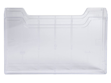 EXACOMPTA Distributeur de prospectus, A4 paysage, cristal