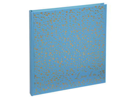 EXACOMPTA Livre d'or Plum, 210 x 190 mm, turquoise / doré