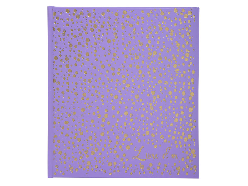 EXACOMPTA Livre d'or Plum, 210 x 190 mm, violet / doré